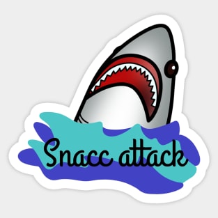 Snacc Attack Sticker